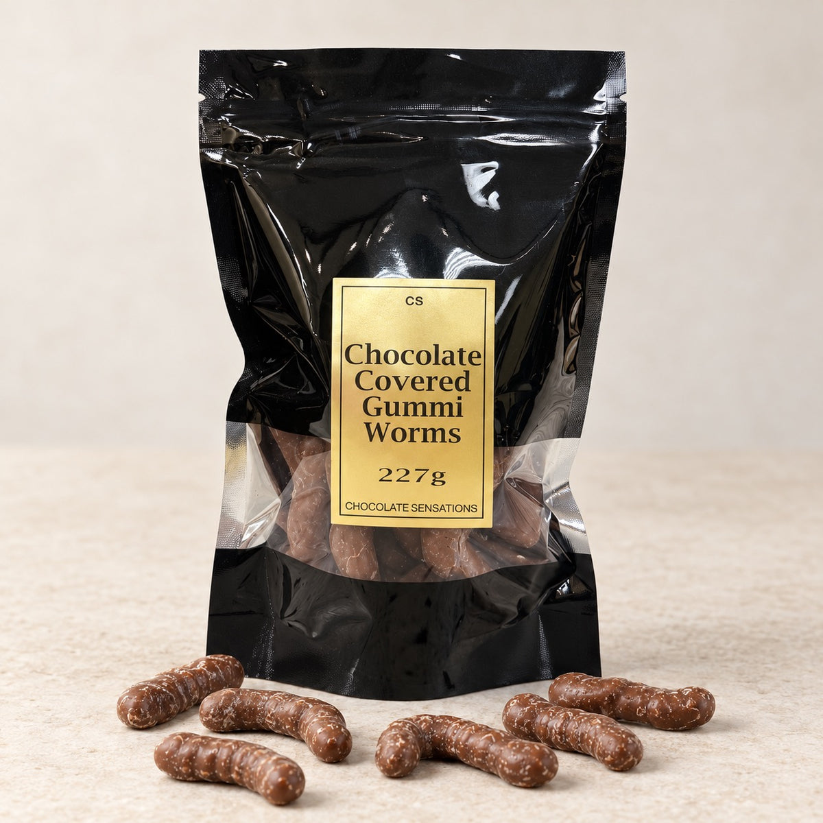 Bonbons gélifiés enrobés de chocolat