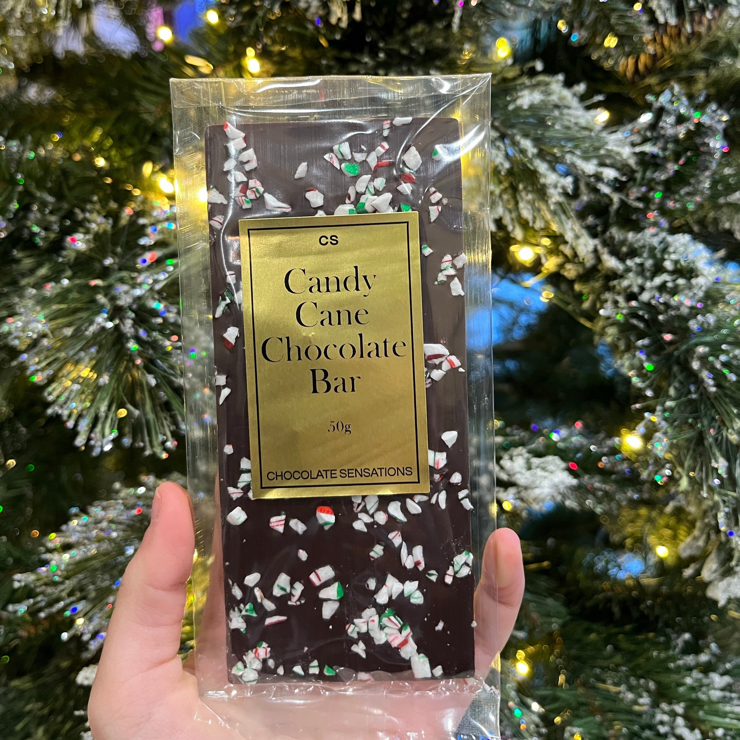 Candy Cane Chocolate Bars