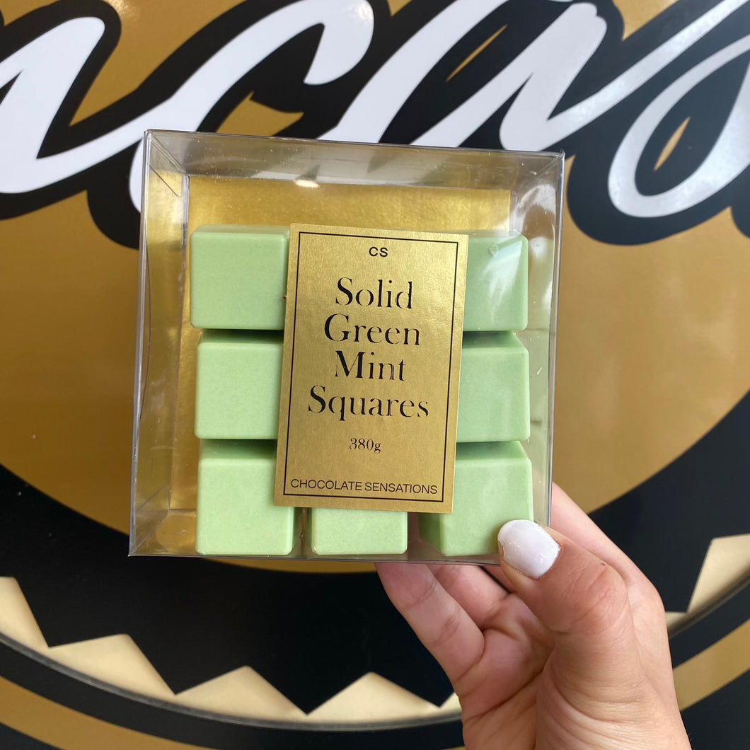 Solid Green Mint Squares