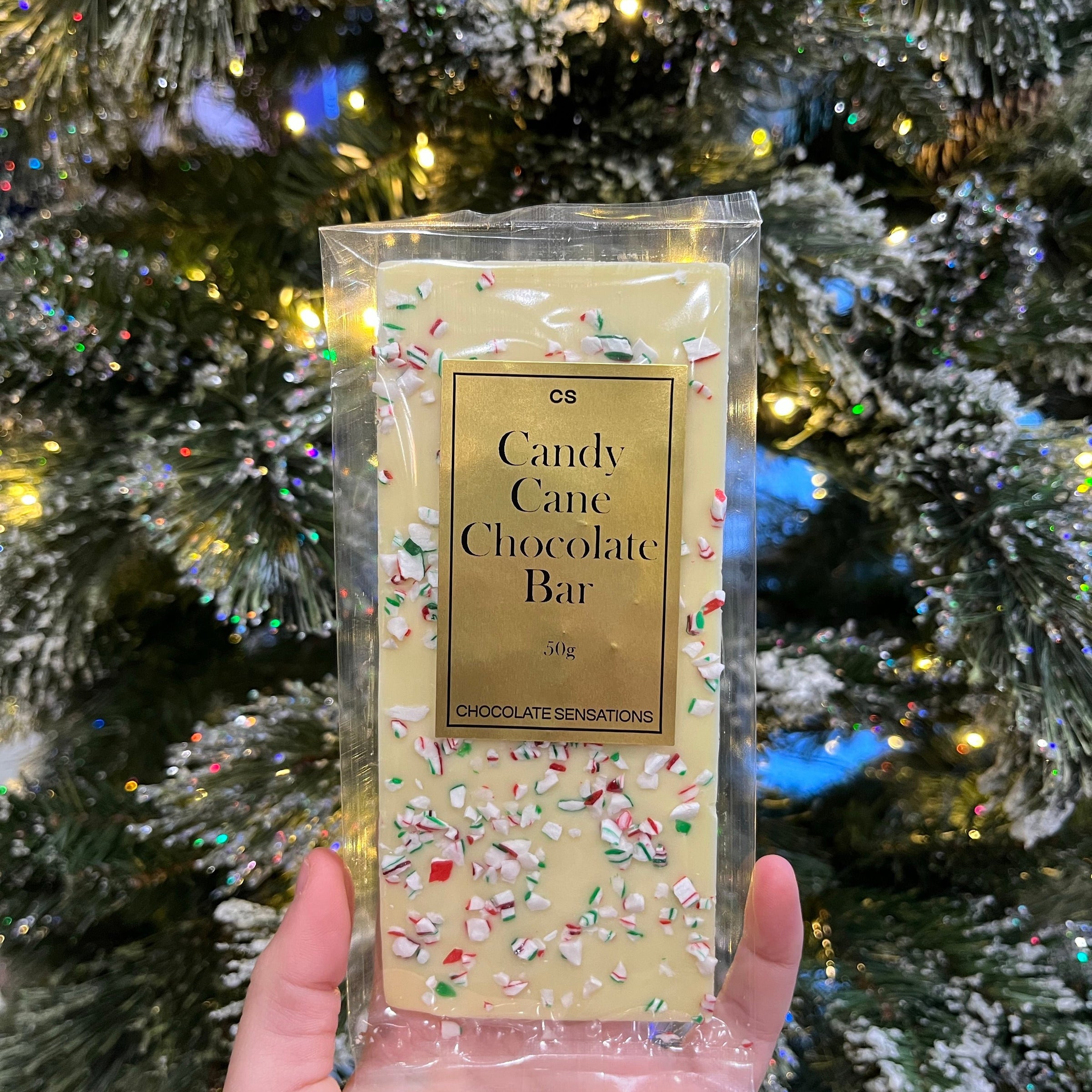 Candy Cane Chocolate Bars