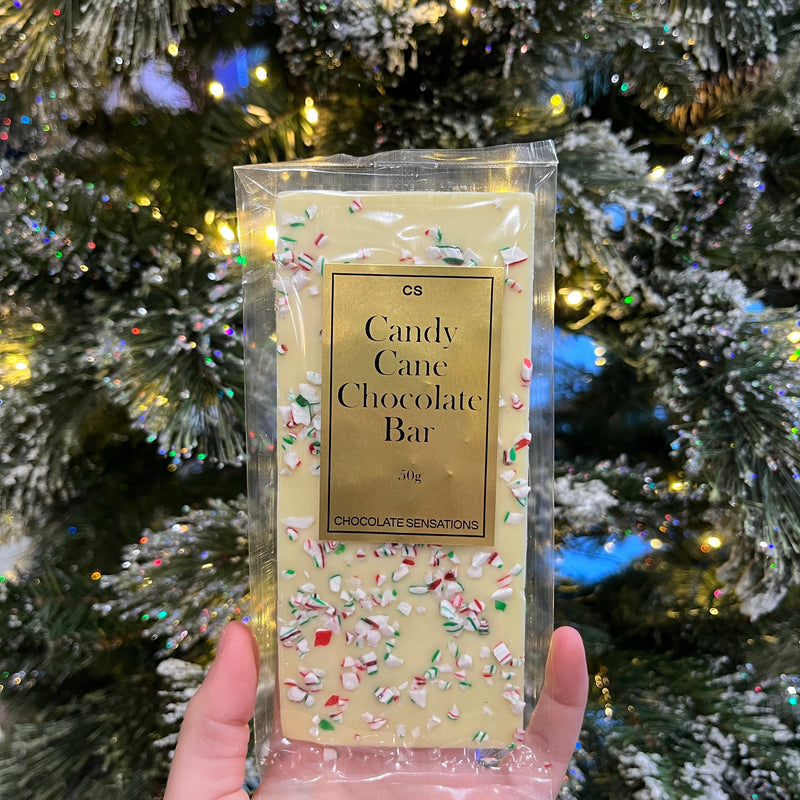 Candy Cane Chocolate Bars