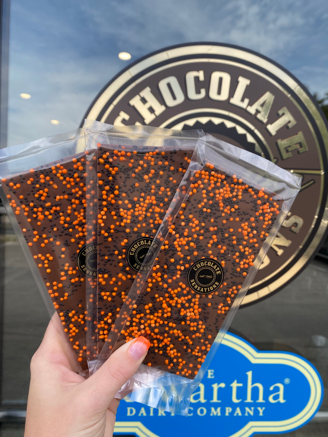 Halloween Sprinkle Chocolate Bar
